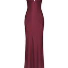 Stolen Stores CULT MIA X classic burgundy maxi slip dress featuring a sleek, flowy silhouette and spaghetti straps.