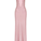Pink classic maxi slip dress from Stolen Stores featuring a flowing silhouette and adjustable spaghetti straps.