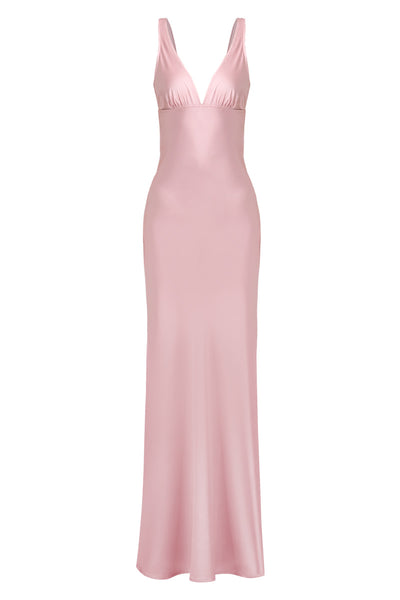 CLASSIC MAXI PINK SLIP DRESS | CULT MIA