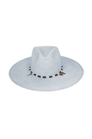 Ser Clues of the Sky hat featuring a stylish wide-brim design with a decorative band, perfect for sun protection and fashion.