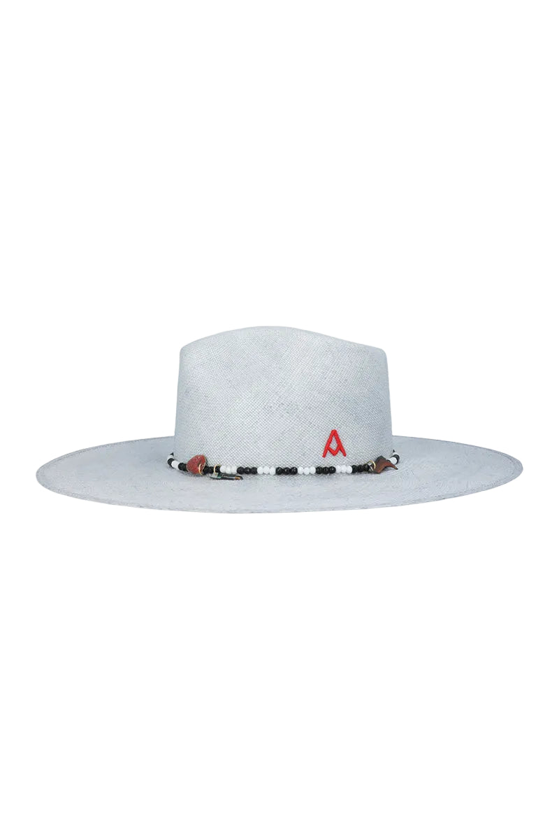 SER Clues of the Sky hat featuring a wide brim and sky-themed design, perfect for sun protection and stylish outdoor wear.
