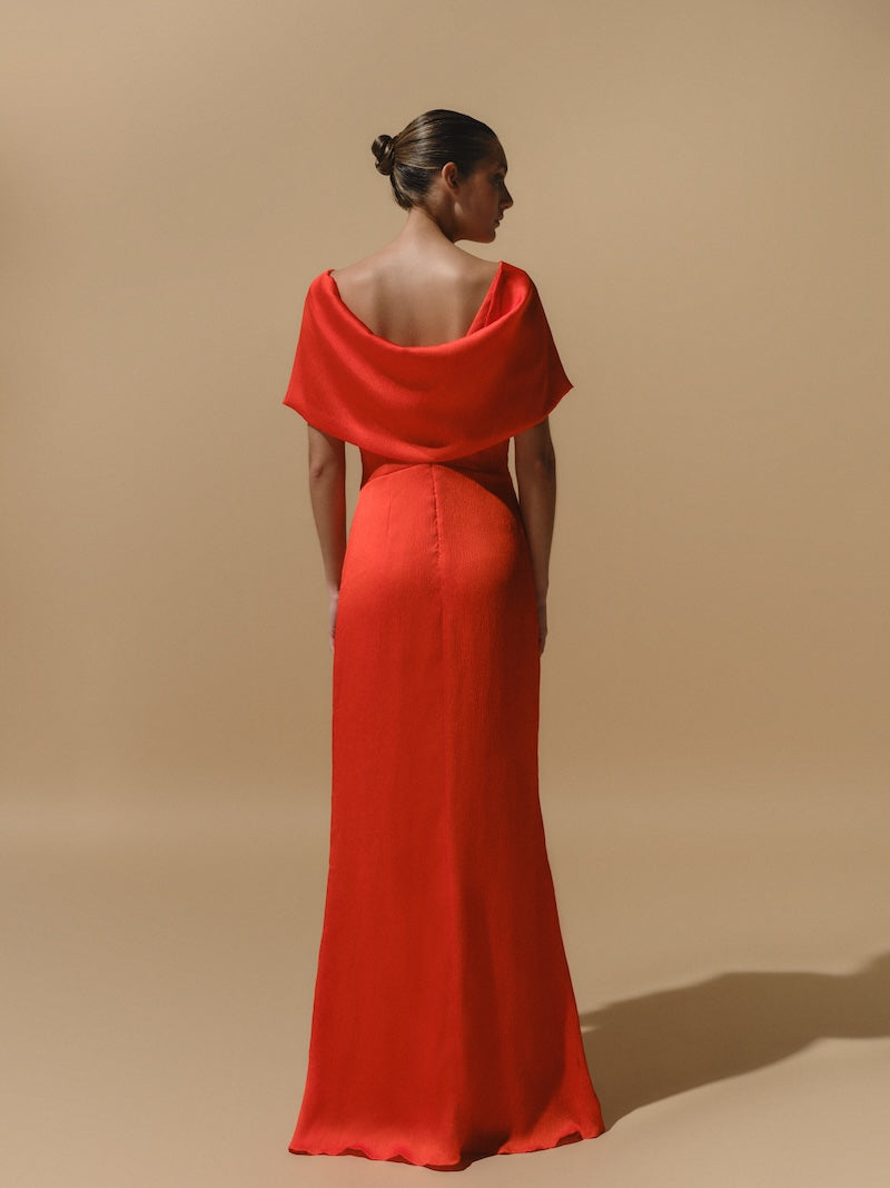 Baobab Lorna Dress in Archer color, stylish maxi dress with a flowing silhouette and elegant design, perfect for casual or dressy occasions.