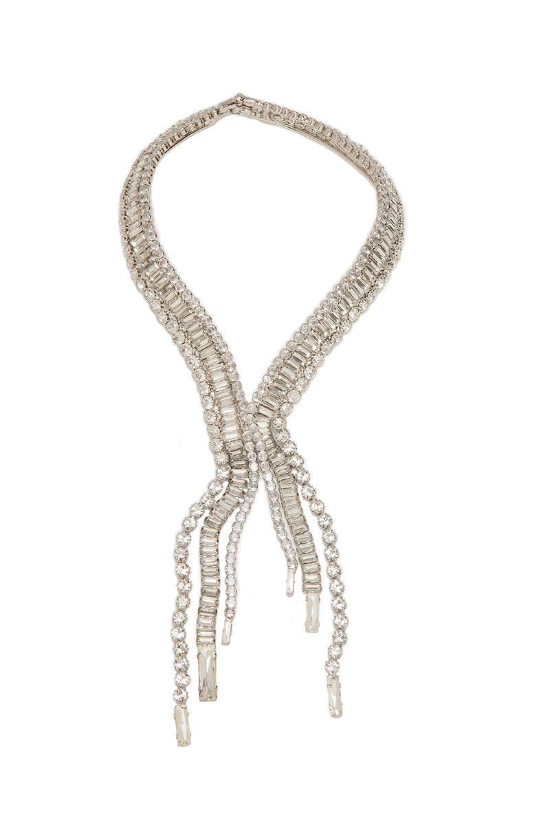 Silvia Gnecchi DIVA Necklace featuring elegant design with intricate details, displayed on a neutral background.