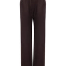 IKINITA moon pants in brown, stylish casual pants with a relaxed fit, shown on a model with a neutral background.