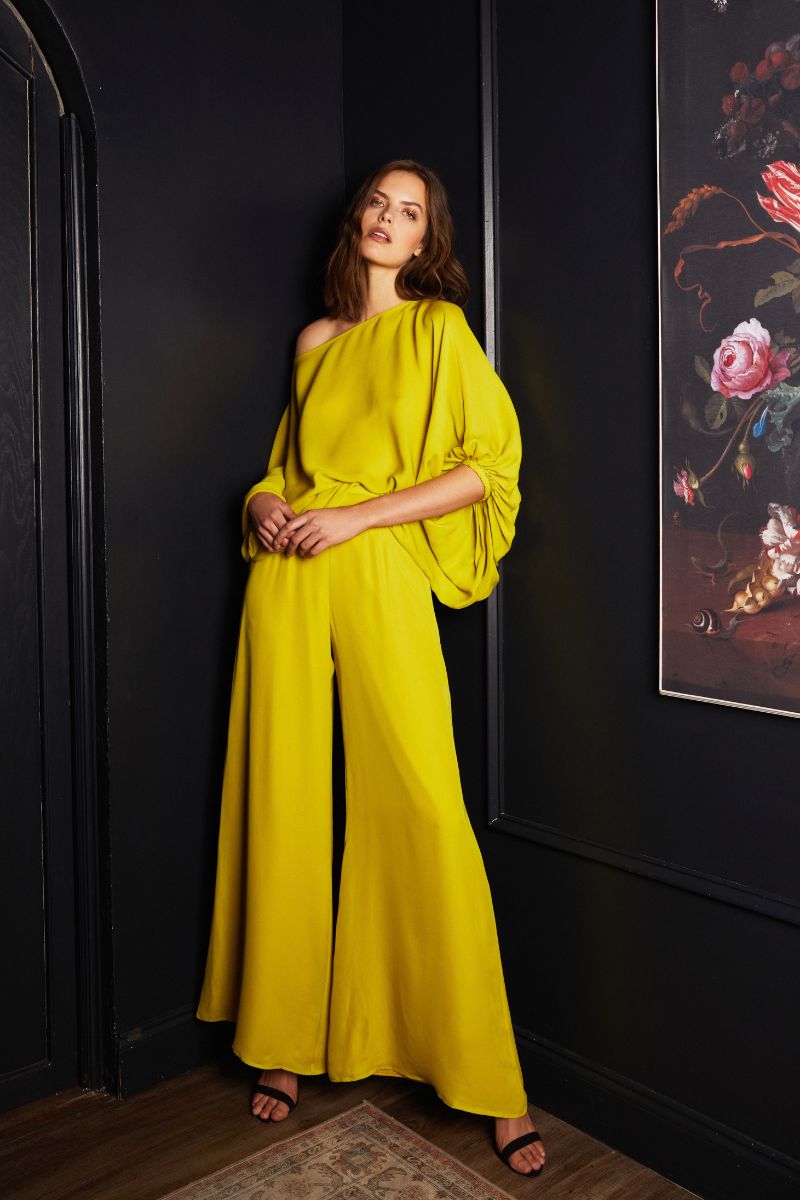 BLOUSE ÉCHARPE EN CITRINE