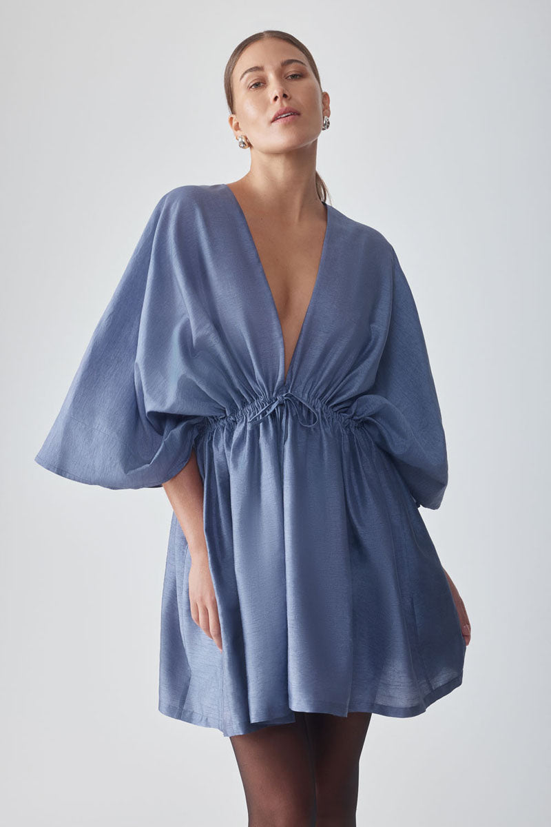 EDHA PERIWINKLE MINI DRESS - CULT MIA