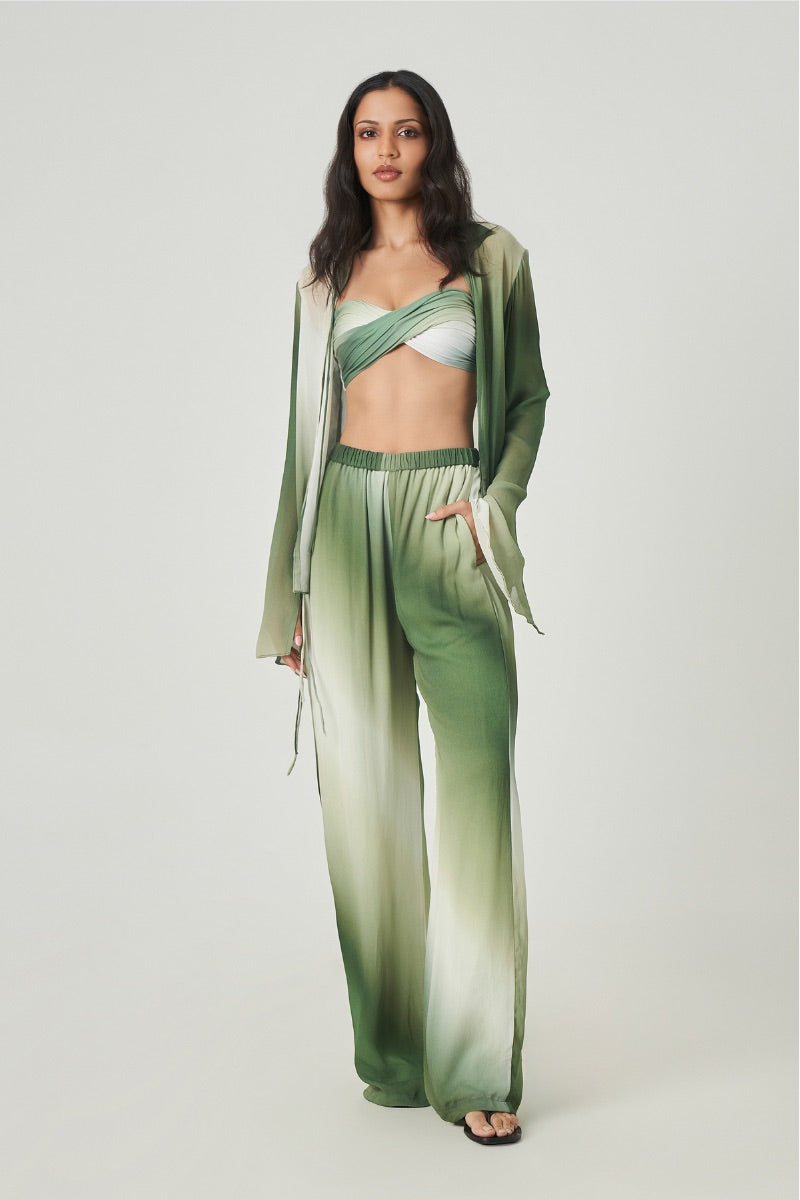 LEON PANTS IN SAGE OMBRE - CULT MIA