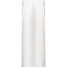 White LEKIEU CAEN pants with a relaxed fit, shown laid flat on a neutral surface.