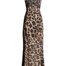 Scarlett Gasque leopard print maxi dress featuring a flowing silhouette and stylish design, perfect for elegant daytime or evening wear.