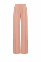 LEKIEU Saint-Paul orange pants featuring a relaxed fit and stylish design, shown in a close-up image.