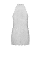 White Bologna top by Lekieu featuring a stylish, lightweight design perfect for casual or dressy occasions.