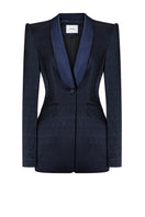 LEKIEU Lucca jacket in midnight blue, stylish outerwear with a sleek fit and modern design, suitable for casual and semi-formal wear