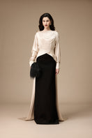 ROBE SILVA NOIR-BEIGE