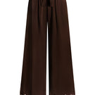 Scarlett Gasque Jayne Pant in chocolate plum, stylish women's pants with a tailored fit and smooth fabric appearance.