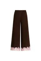 Scarlett Gasque JAYNE pants in chocolate plum color, stylish and comfortable women's pants with a relaxed fit.