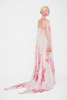 Valenciani CULT MIA X VALENCIANI The Blossom pleated maxi gown, flowing fabric with floral-inspired design, elegant and stylish for formal occasions