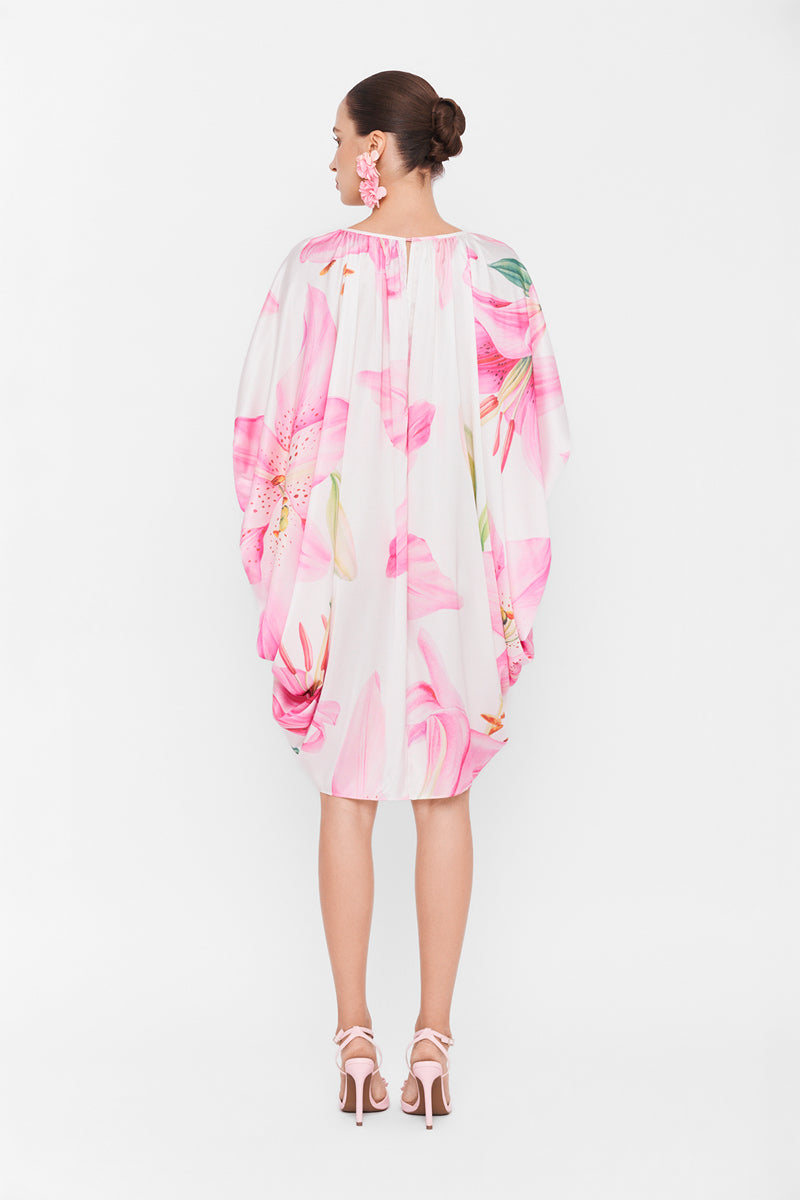 Multicolor balloon dress by Valenciani, a stylish mini dress with vibrant, playful fabric and a flattering fit.