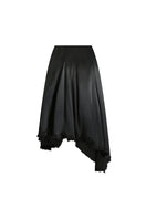 Black Lauren midi skirt by Scarlett Gasque, shown in a stylish, flowing design perfect for casual or formal wear.