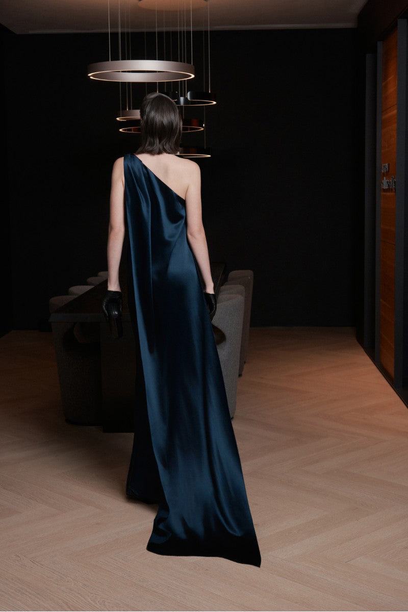 NAPLES DRESS IN MIDNIGHT BLUE | CULT MIA