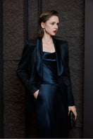 LEKIEU Palermo pants in midnight blue, stylish casual pants with a comfortable fit and modern design.