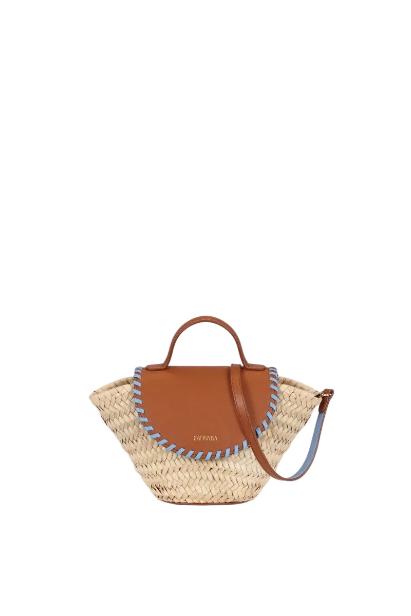 COQUETTE TOP HANDLE BAG IN CARAMEL - CULT MIA