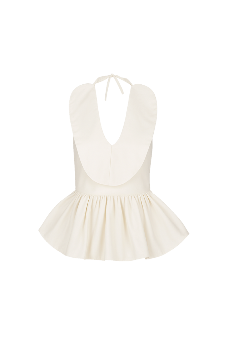 CORINA BLOUSE IN IVORY - CULT MIA