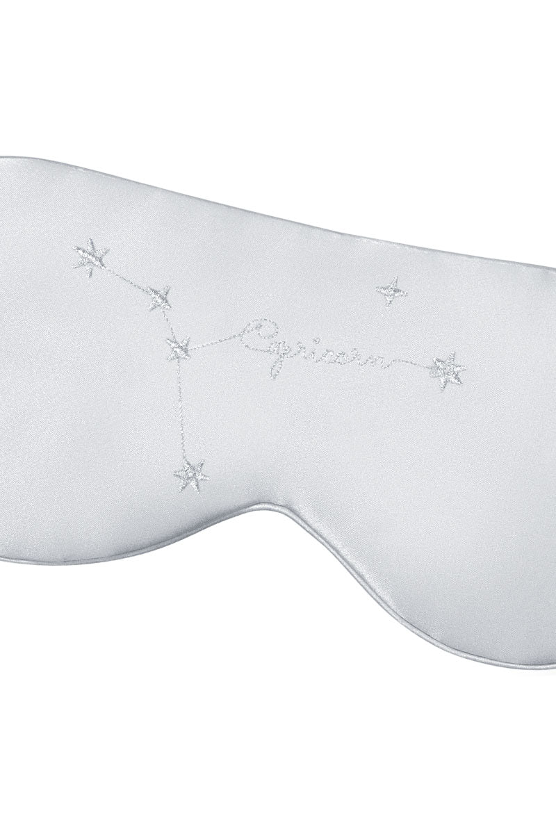 COZY STELLAR CAPRICORN EYE MASK IN GRAY