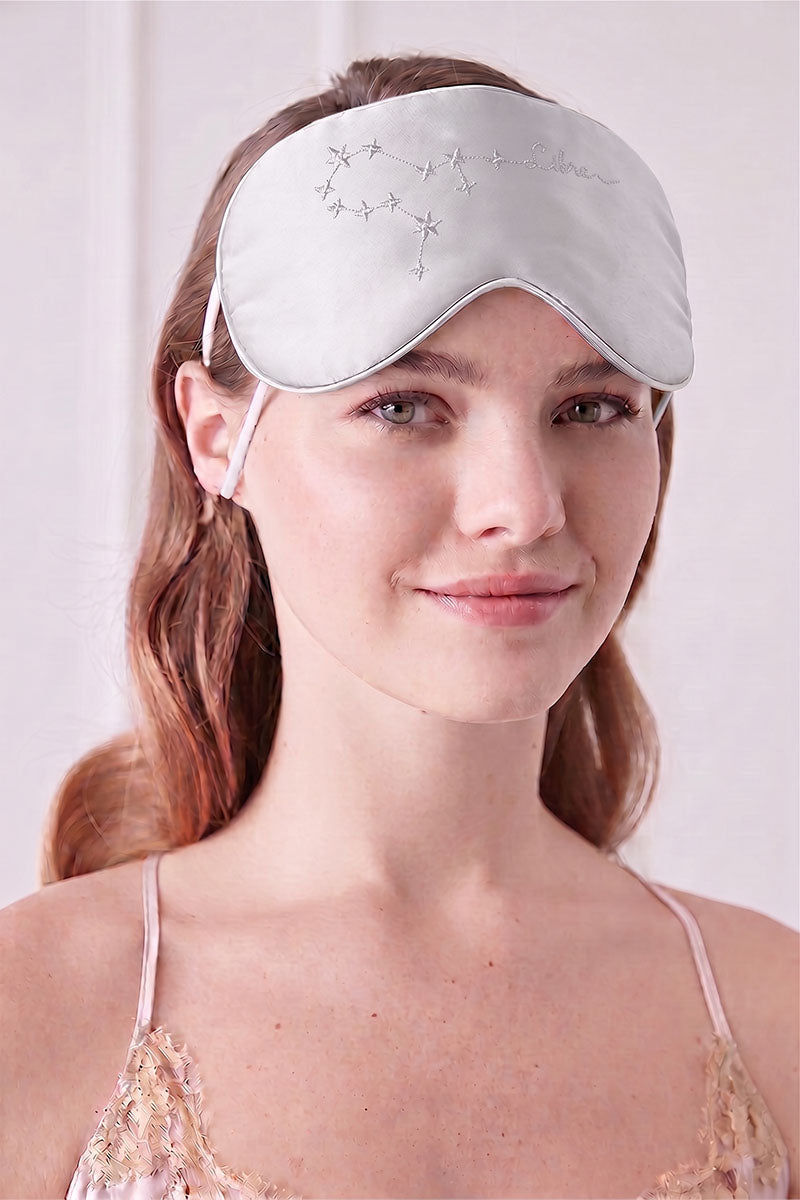 COZY STELLAR LIBRA EYE MASK IN GRAY