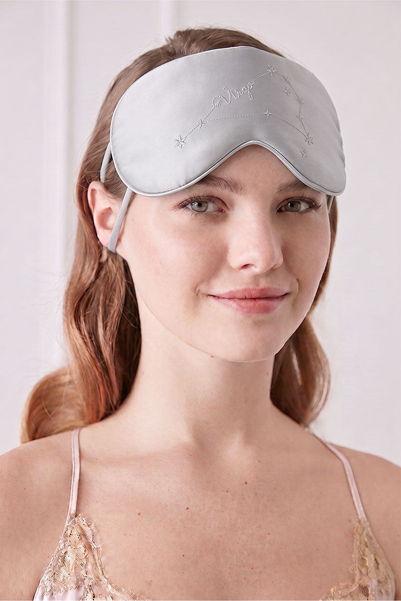 COZY STELLAR VIRGO EYE MASK IN GRAY