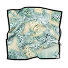 Creamy Moussard silk scarf by Amel Batita featuring soft, luxurious fabric and elegant drape, perfect for stylish accessories.