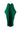 CRYSTAL-EMBELLISHED PLISSÉ-SATIN MAXI DRESS IN GREEN