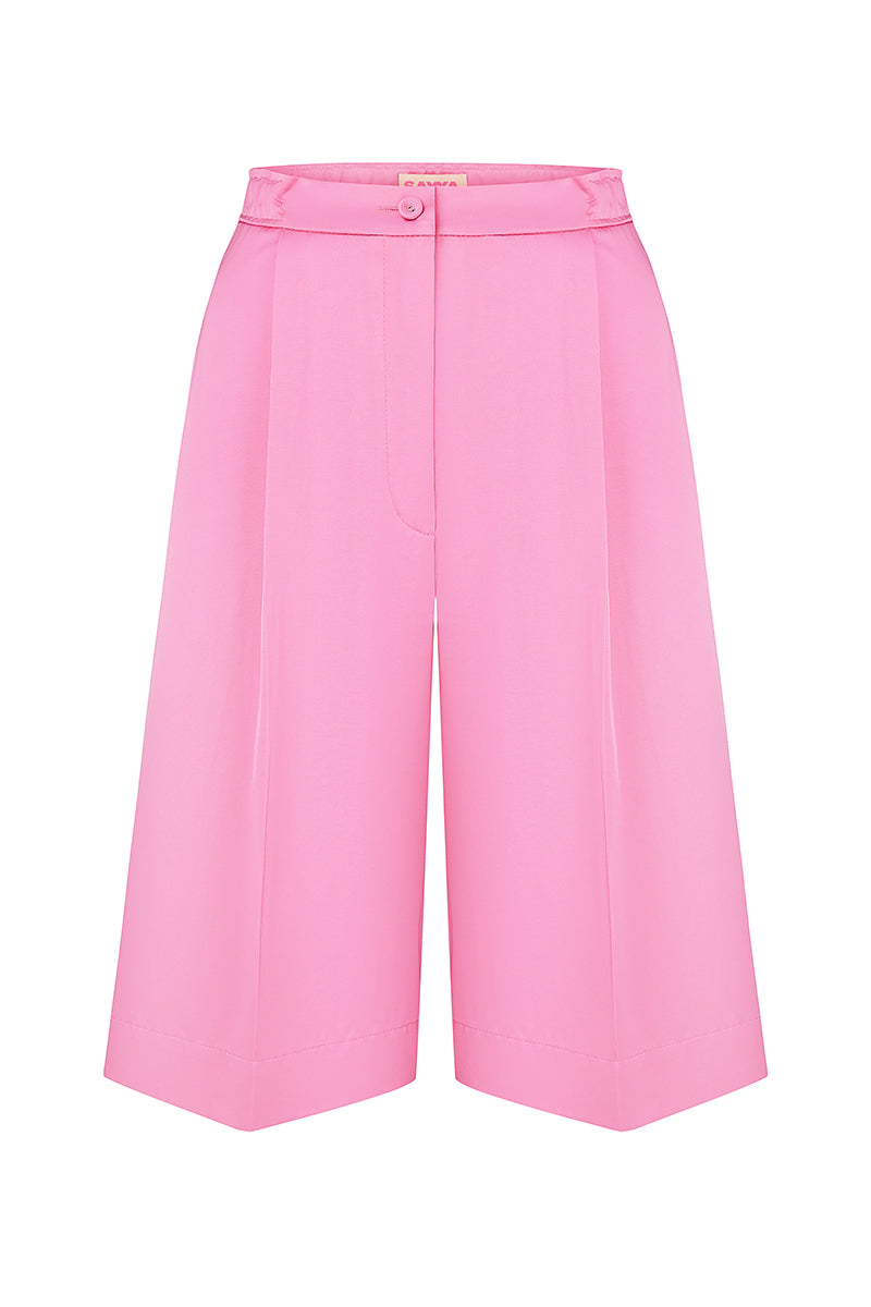 PINK CULOTTE SHORTS - CULT MIA