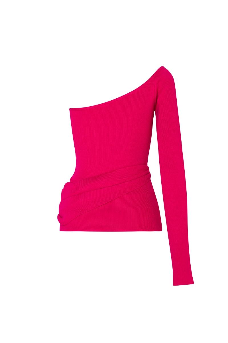 KAIRI TOP IN BUBBLEGUM - CULT MIA