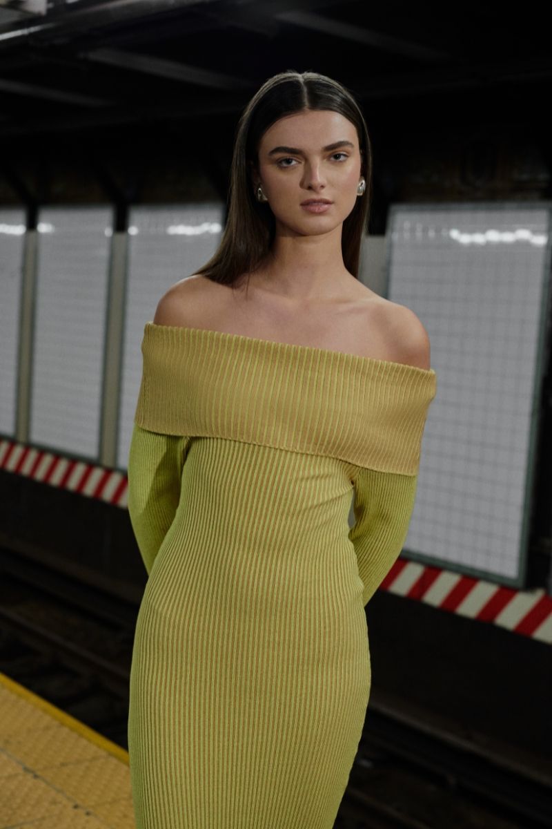KENTO DRESS IN CITRUS SUNSET - CULT MIA