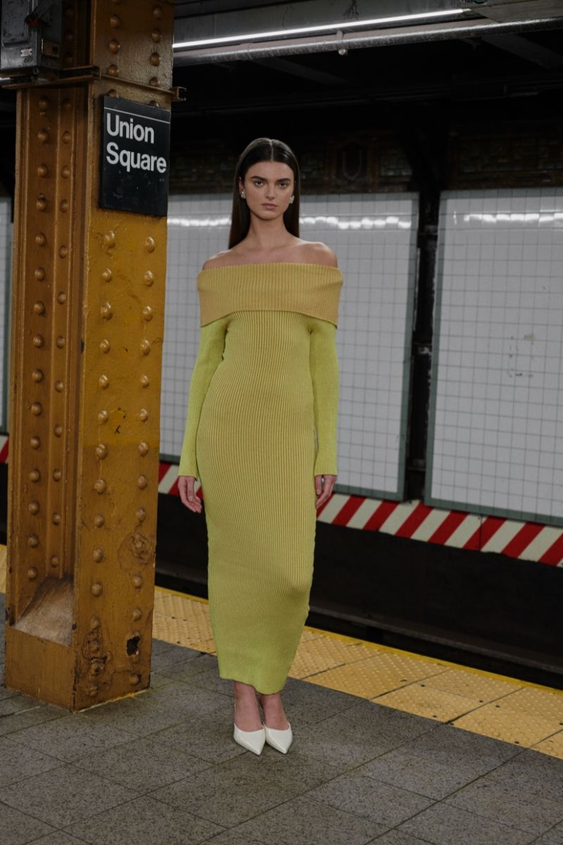 KENTO DRESS IN CITRUS SUNSET - CULT MIA