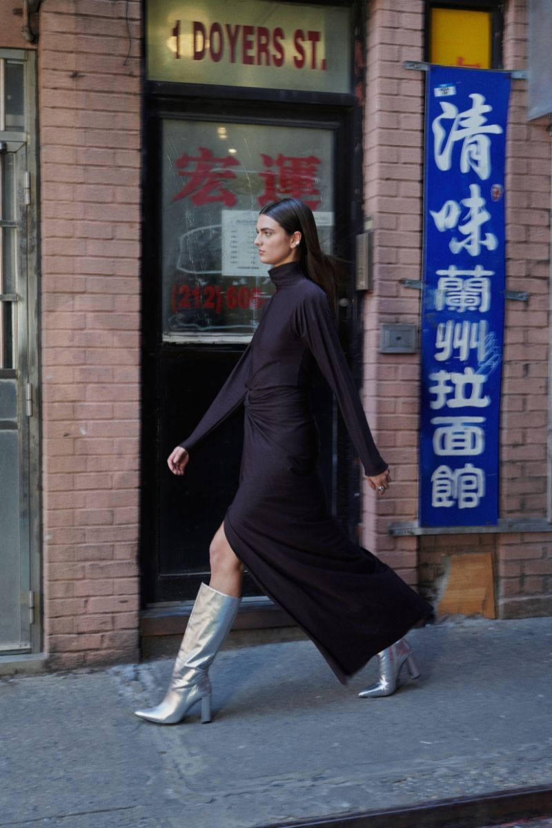 ROMEO DRESS IN ESPRESSO - CULT MIA