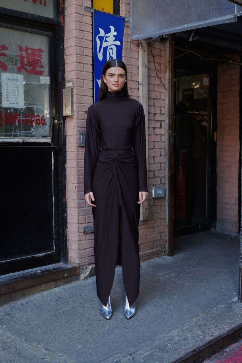 ROMEO DRESS IN ESPRESSO - CULT MIA