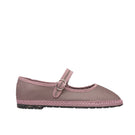 Pink Flabelus Sula flats shoes with a smooth finish and rounded toe, designed for casual and comfortable wear.