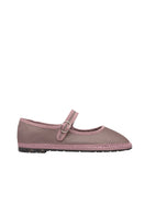 Pink Flabelus Sula flats shoes with a smooth finish and rounded toe, designed for casual and comfortable wear.