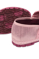 Pink Flabelus Mafalda Peony flats with rounded toes and soft fabric upper, stylish and comfortable for everyday wear.