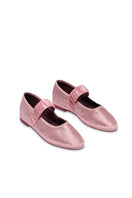 Flabelus Mafalda Peony pink flats shoe with rounded toe and stylish design, perfect for casual or dressy occasions.