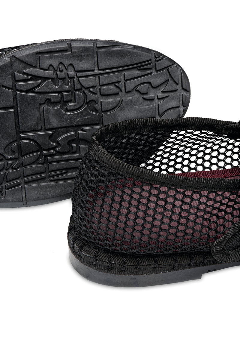 Black Flabelus Isabella flats shoe with a sleek design, featuring a rounded toe and simple style, perfect for casual wear.