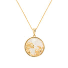 18ct gold plated Cancer zodiac necklace by Freya Rose featuring a delicate pendant on a fine chain.