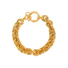 Gold Sumba Circular Bracelet by Freya Rose, featuring a stylish circular design with a polished gold finish.