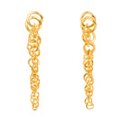 Gold Sumba Versatile Earrings by Freya Rose featuring intricate cutout design and elegant, lightweight style.