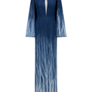 GVLUX Water Ripples long sleeve gown featuring a flowing design with water-inspired ripple patterns.