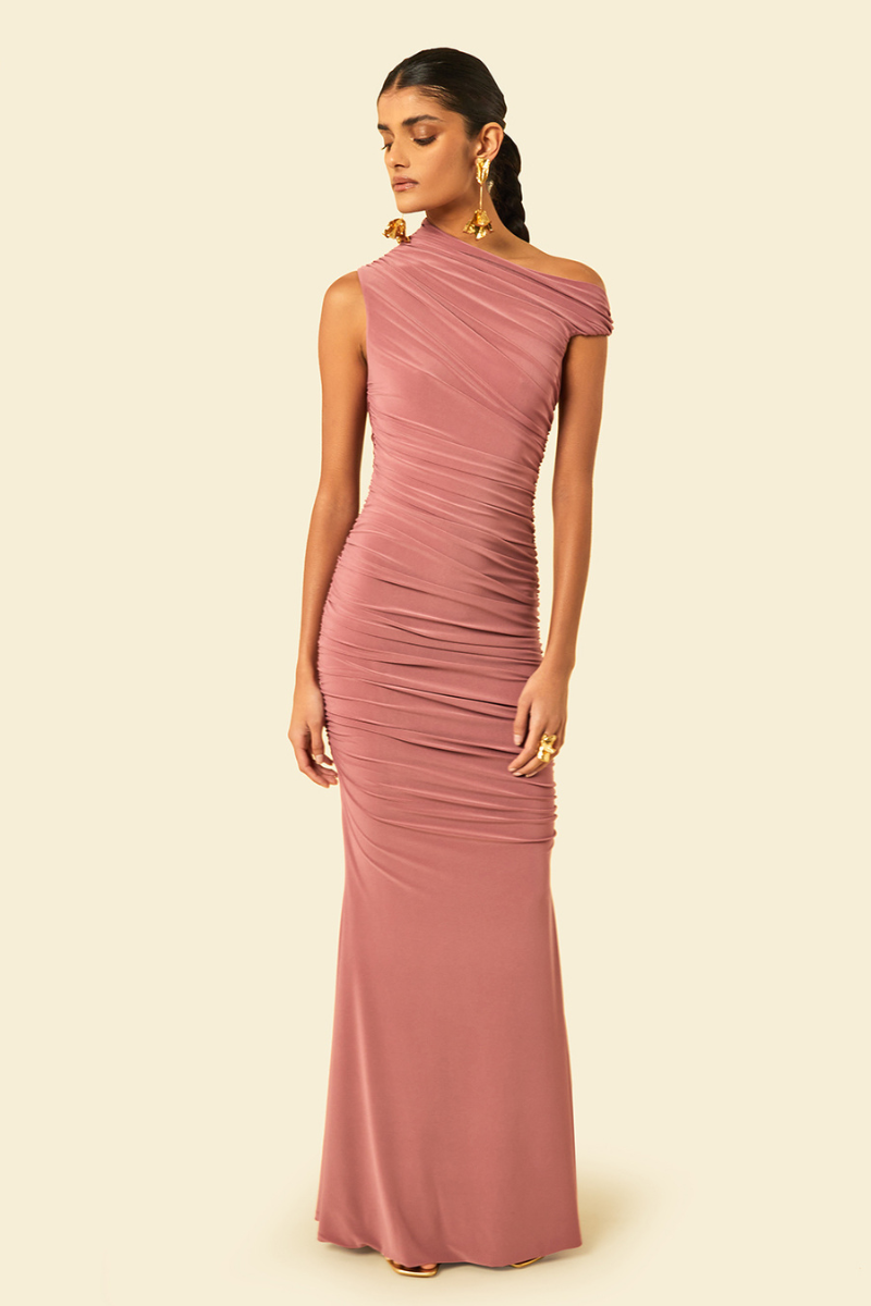 DAHLIA MAXI DRESS IN PURPLE - CULT MIA