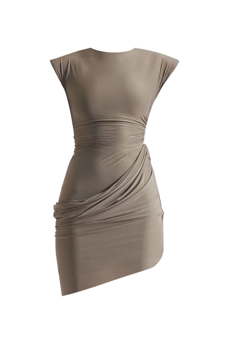 AMY WALNUT MINI DRESS - CULT MIA