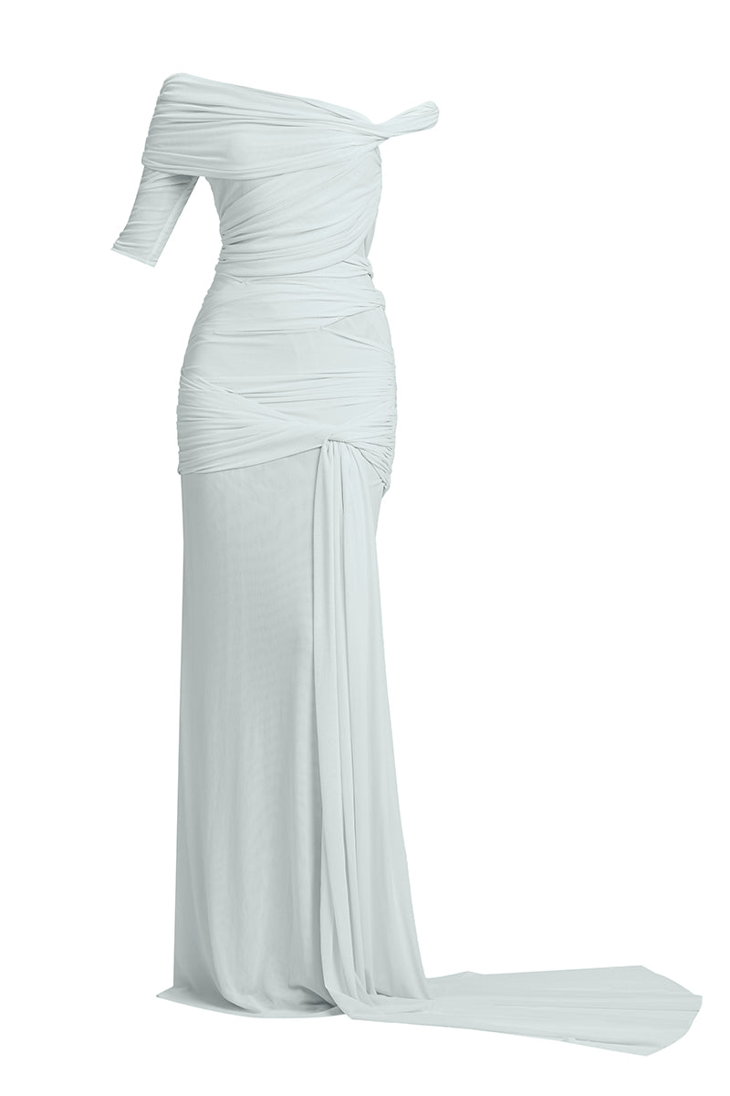 ALBA OFF-SHOULDER MAXI DRESS - CULT MIA