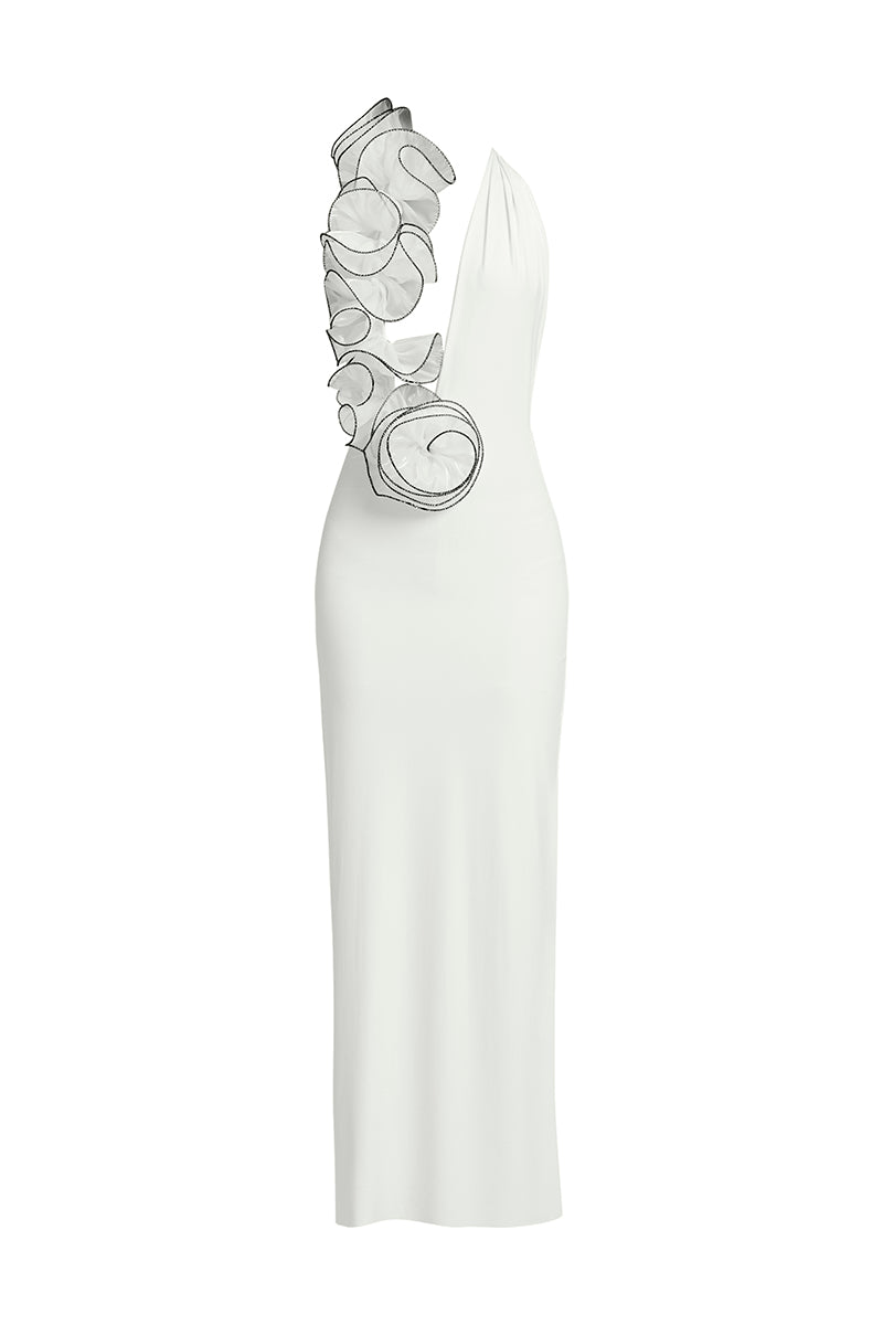 HOPE V NECK MIDI DRESS - CULT MIA